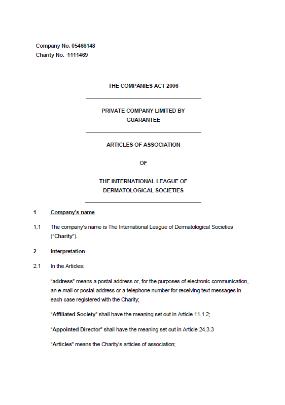 2025 Revised ILDS Articles of Association_Cover