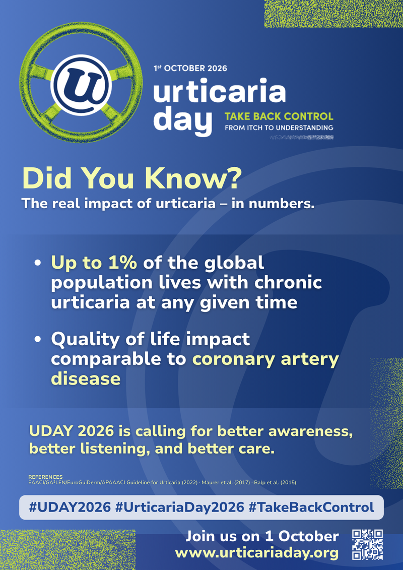 Urticaria day event poster