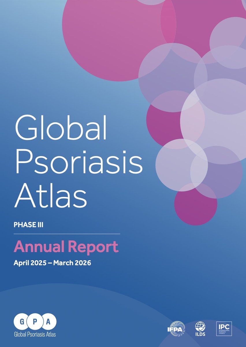 Global Psoriasis Atlas Annual Report 2025-26 cover page