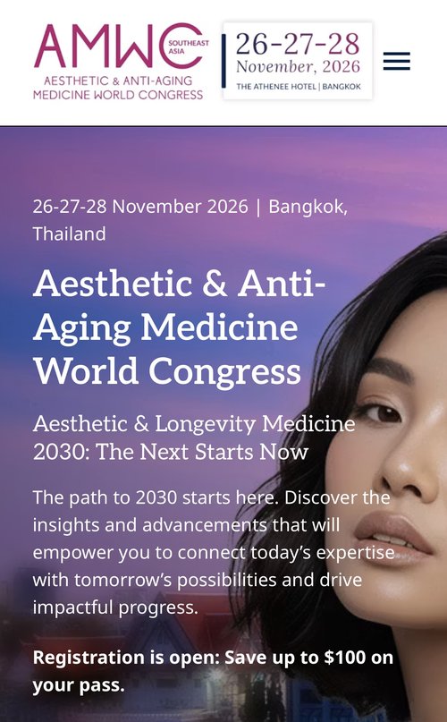 AMWC event poster